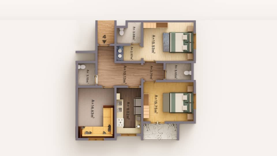 مخطط الدور رقم 10